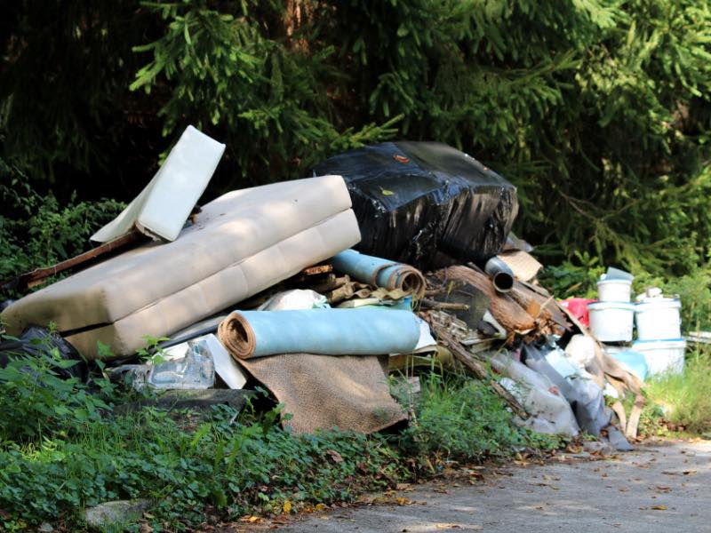 Discarded mattress and carpet disposal